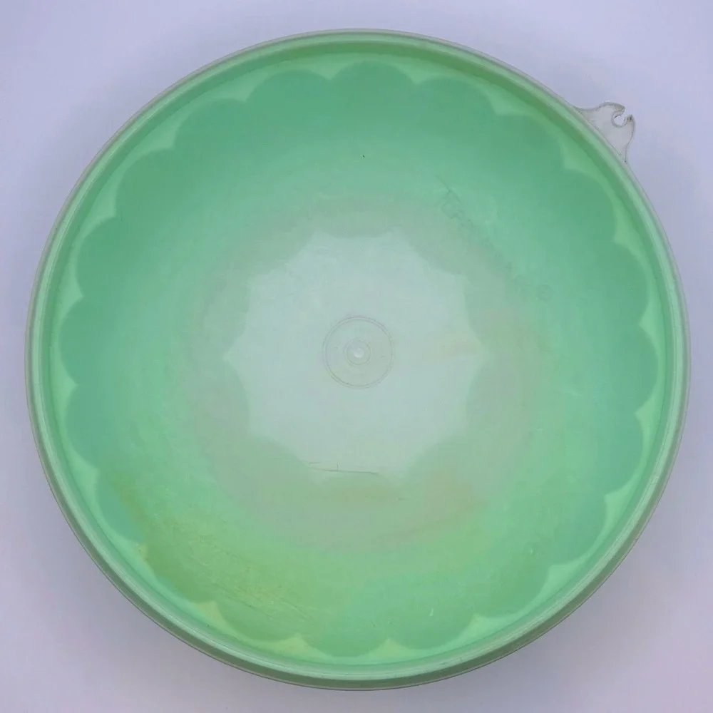 Vtg Tupperware Mint Green Jel-Ring Mold MCM Cottagecore 70s Kitsch Kitchen 1202